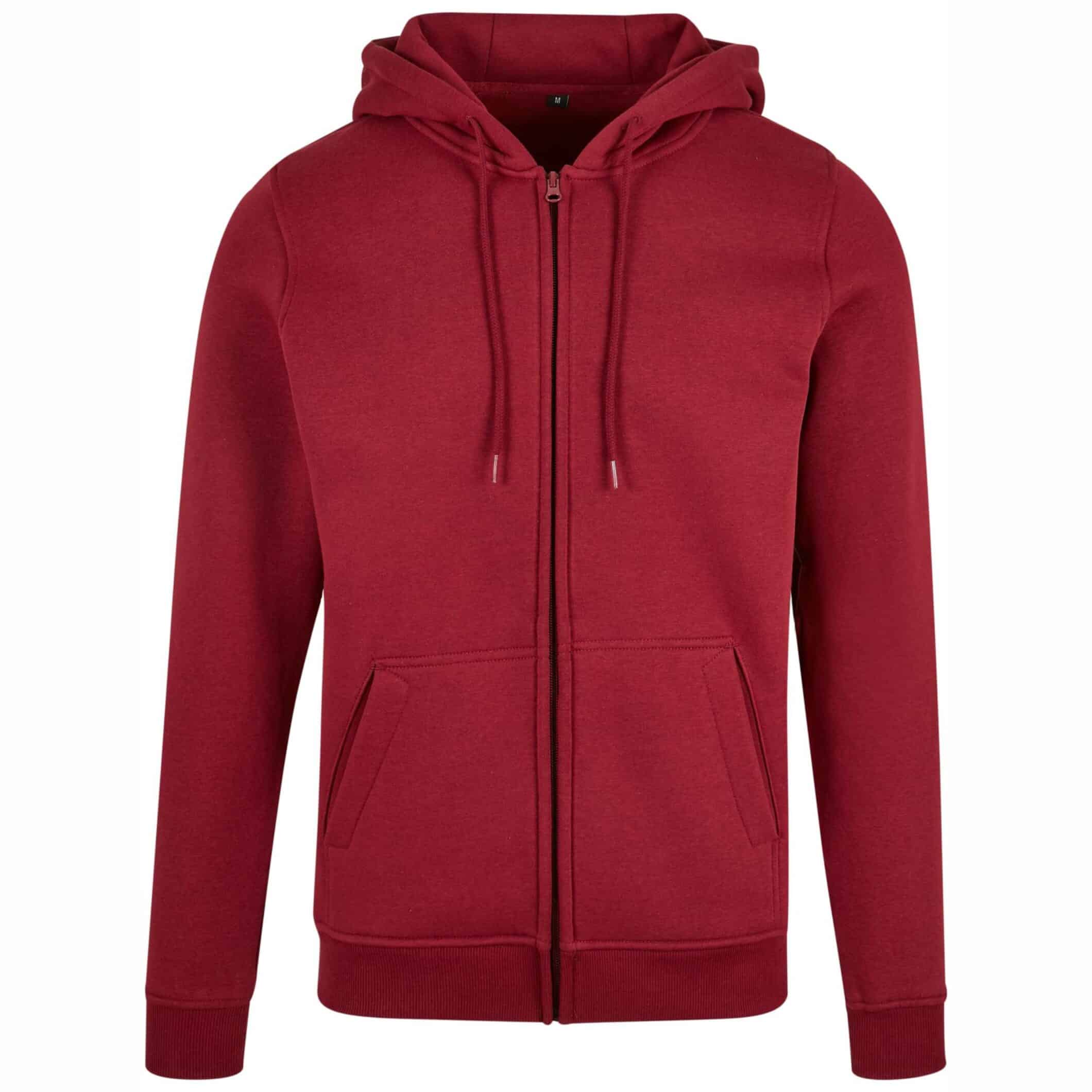Standard Hoodie-Jacke (einfarbig)